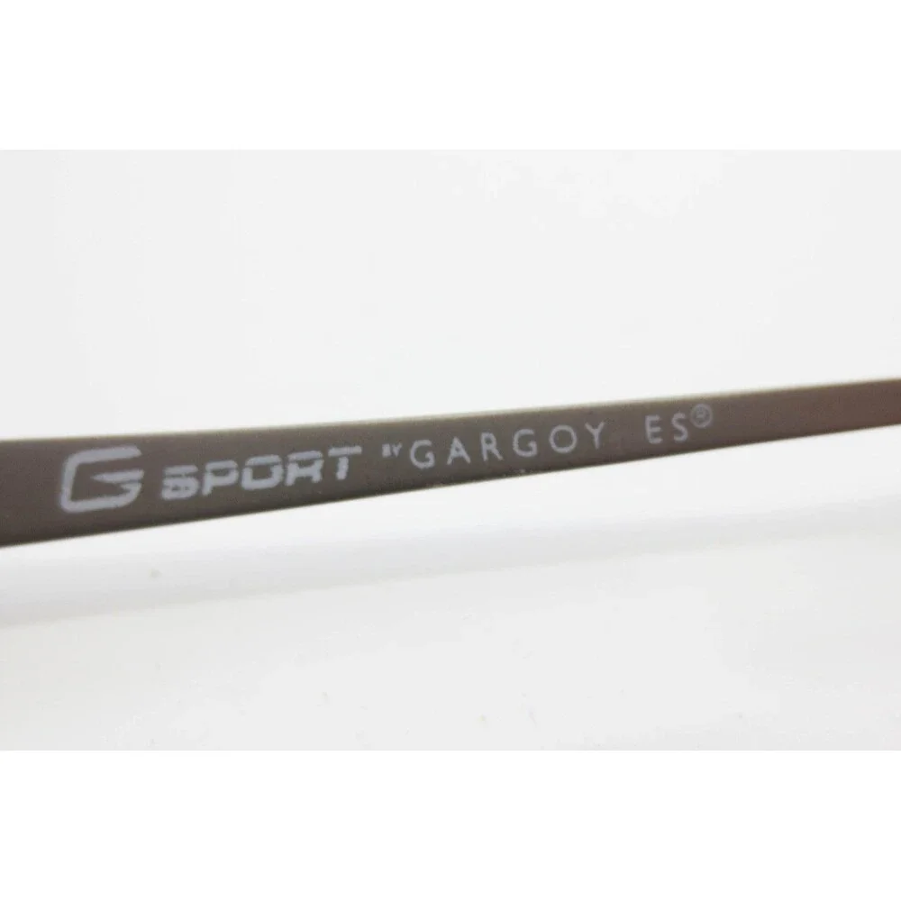 G Sport by Gargoyles Bolt Eyeglasses Black Grey Rectangular Frames 56-17-140 BLK